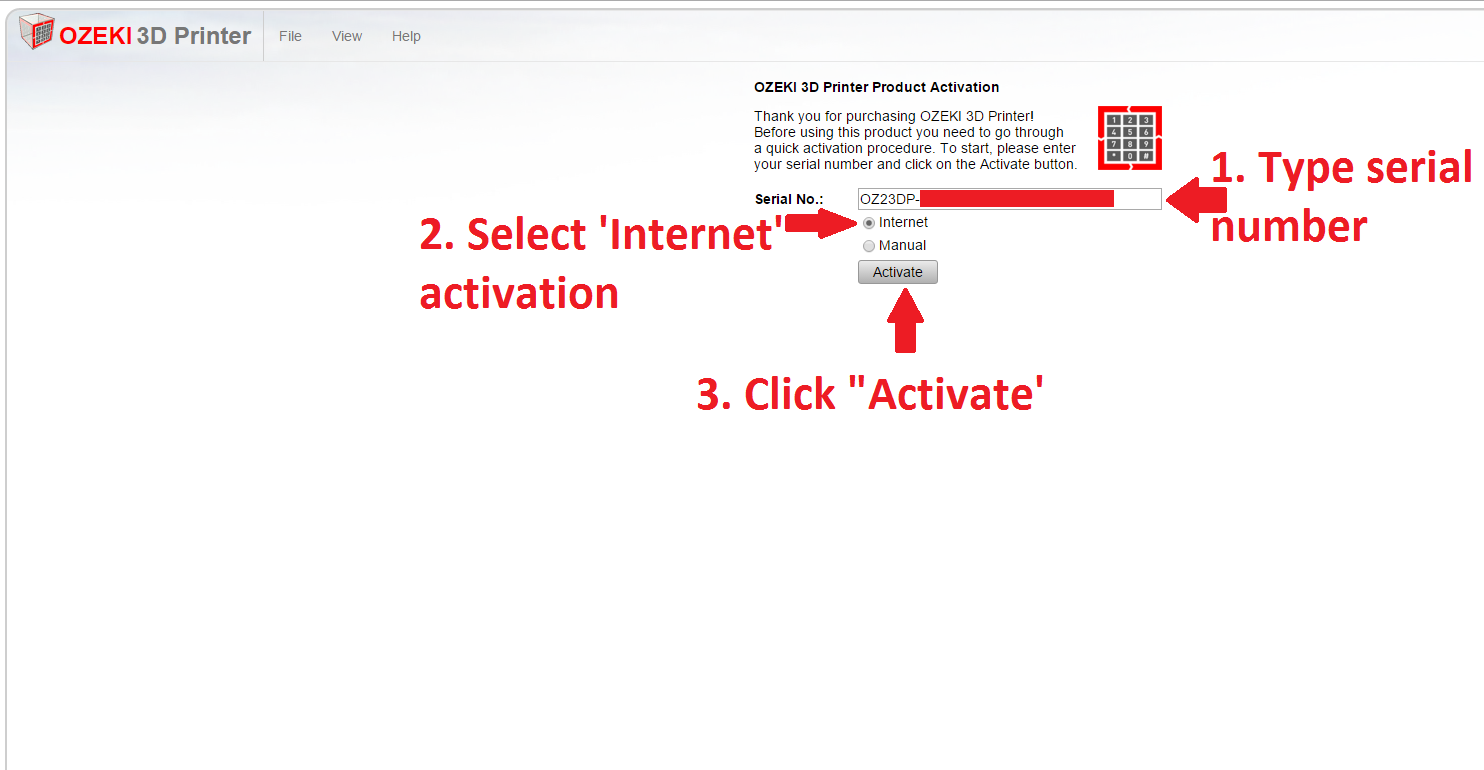 internet activation