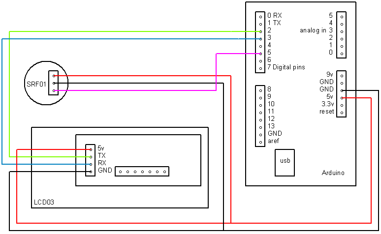 arduino srf01