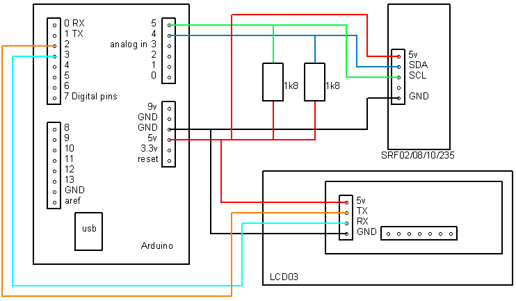 arduino srf08