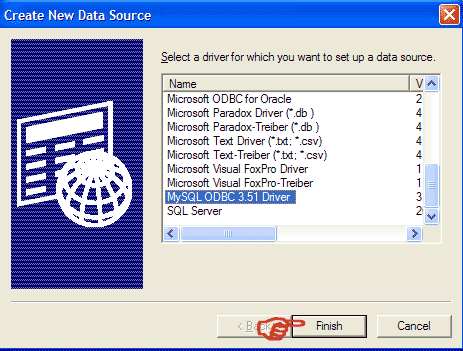 how to create a new data source in odbc data source administrator