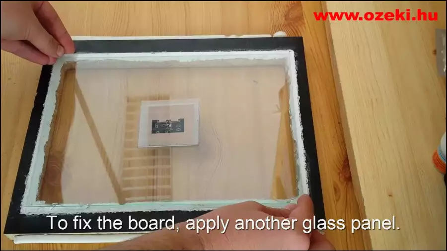 install glass panel