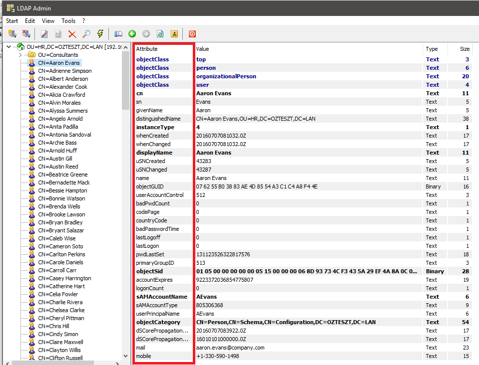 OZEKI Tutorial for creating LDAP address book