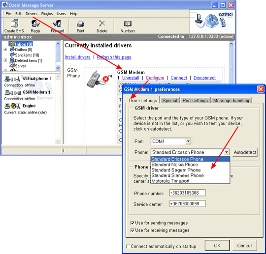 Ozeki SMS Server Software software