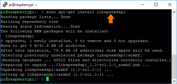 installing libspeedxdsp1 package
