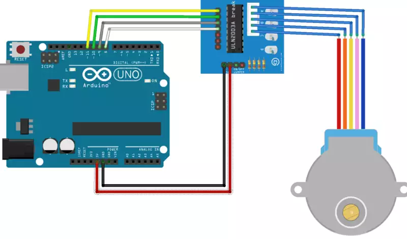 wiring diagram of arduino rgb sensor