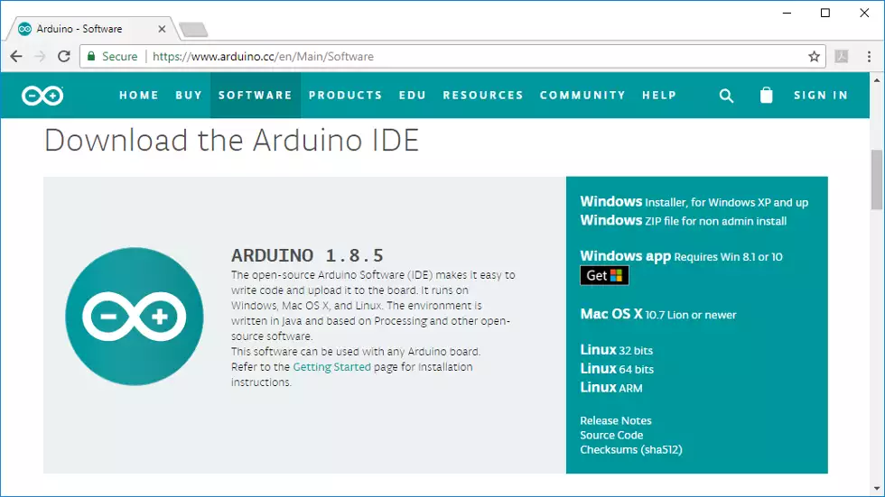 download the c++ ide for arduino