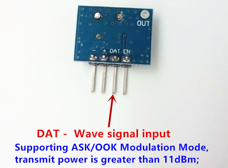 transmitter pins