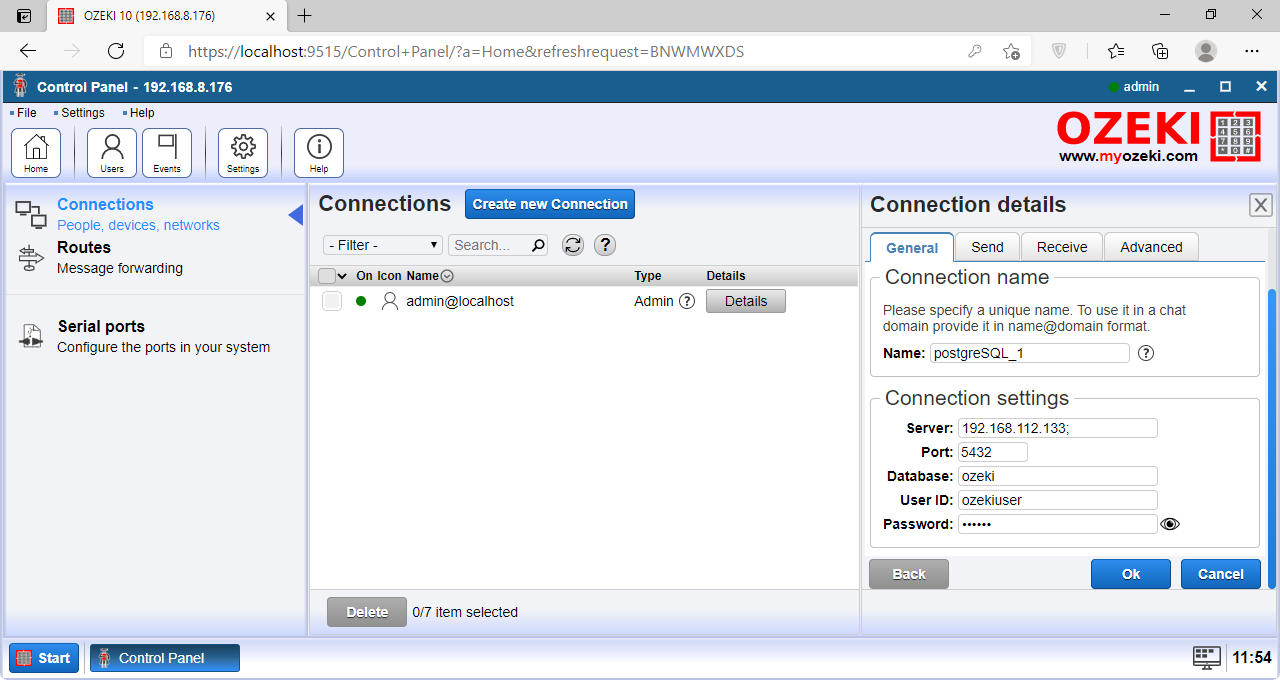 sql messaging