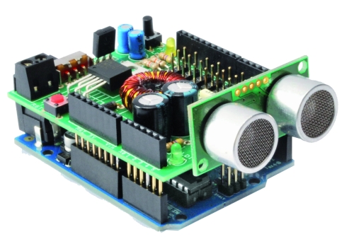 robot shield with arduino