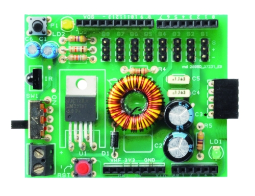 robot shield with arduino