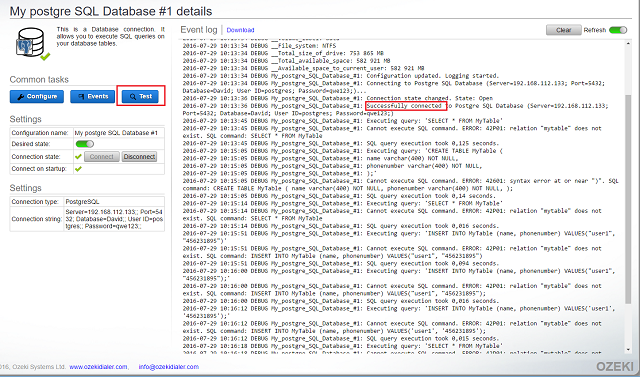 sql messaging